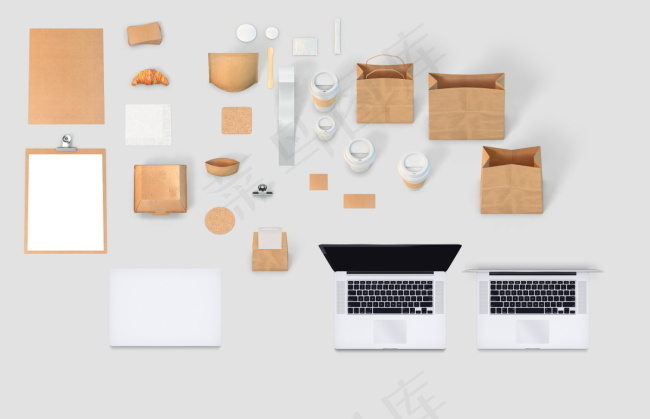 VI 效果图 智能贴图 模板 样机...