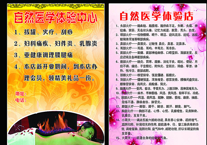 中医养生彩页图片(1724X2551(DPI:300))psd模版下载