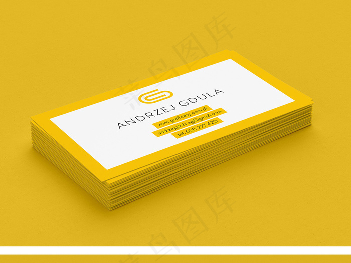 简约VI品牌商务名片设计智能展示样...