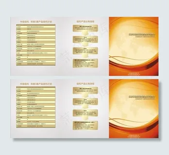 三折页 金融dm图片