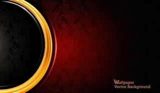 金色半圆 欧式花纹底纹图片