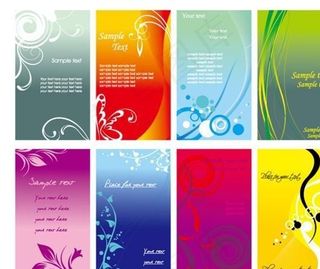 名片背景底纹矢量素材