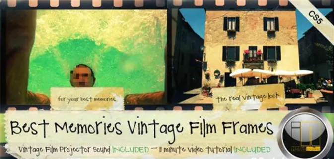 最美好的回忆旧电影AE模版