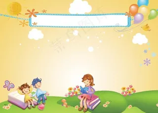 卡通背景素材