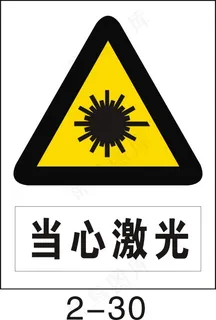 当心激光