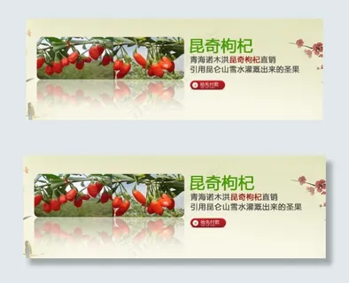 枸杞促销海报