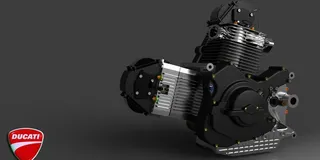 杜卡迪V2引擎渲染