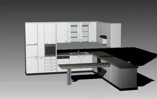 室内装饰厨具513D模型