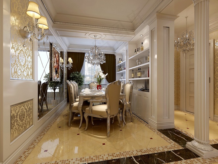 欧式装修设计效果图