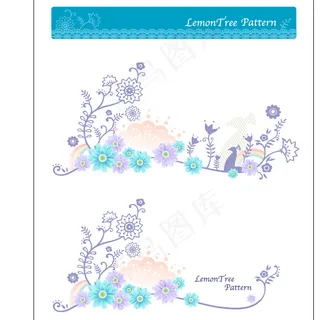 绿野仙花模板下载