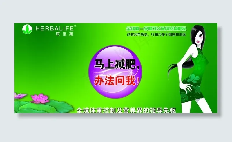 减肥图片psd模版下载