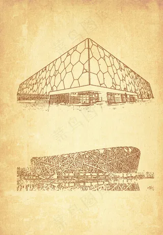 矢量中国建筑图片