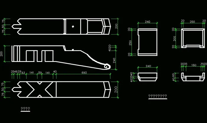 古建筑古塔CAD素材