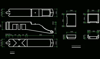 古建筑古塔CAD素材