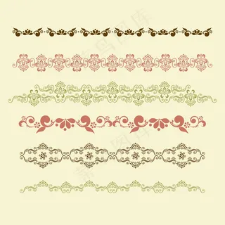 美丽的花卉装饰的金色边框