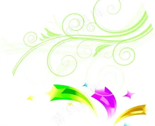 花纹 立体星星图片