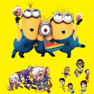 卡通足球球星 PSD分层图片