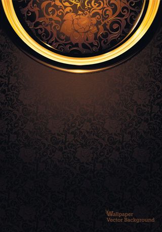 多款欧式华丽花纹底纹矢量素材