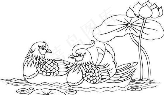 吉祥图案 黑白 中华传统 矢量 AI_0021