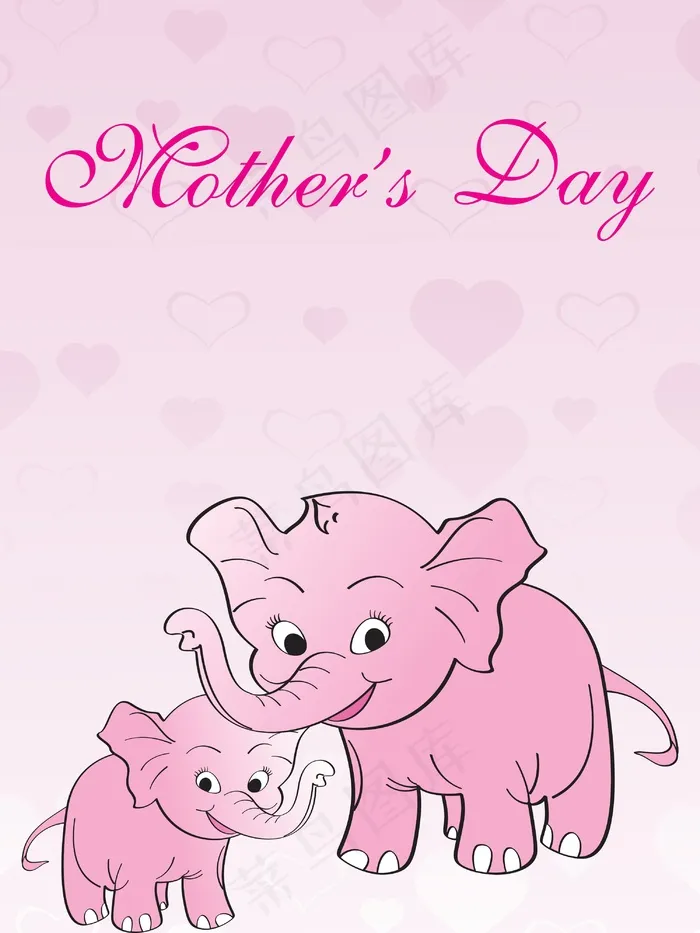 母亲节的抽象概念eps,ai矢量模版下载