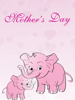 母亲节的抽象概念