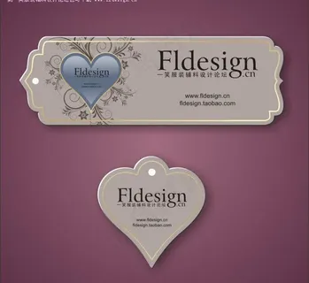 女装吊牌设计图片