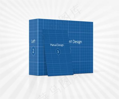 方形盒子包装样机