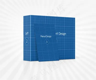 方形盒子包装样机