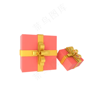 C4D立体装饰礼盒C4D立体装饰礼盒