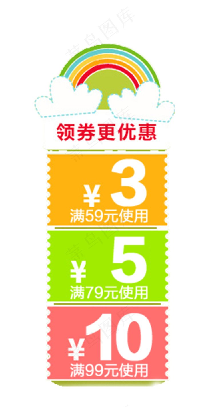 装饰图案 > 优惠券psd模版下载