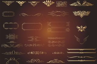 欧式花边 欧式花纹图片