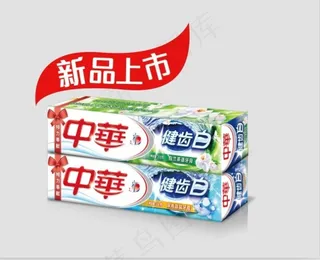 中华牙膏健齿白牙膏产品主图