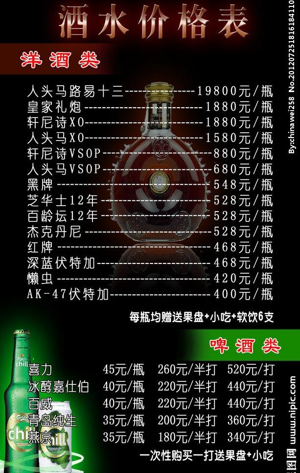 酒水海报设计图片psd模版下载