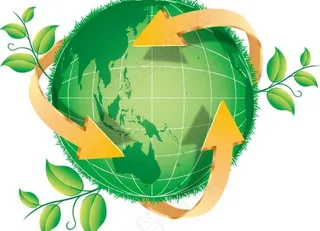 绿色地球背景图片