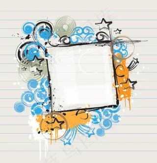 手绘风格装饰边框