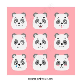 熊猫矢量设计