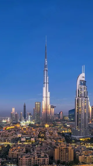 迪拜城市风光高清摄影图片