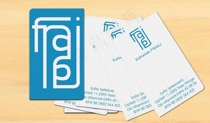 弧角名片图片psd模版下载