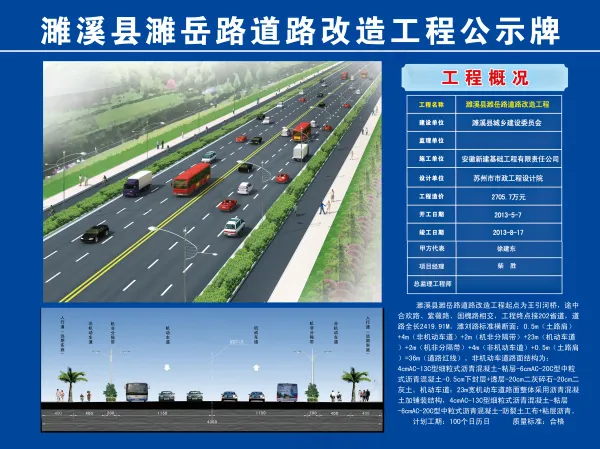 道路改造公示牌(6299X4724(DPI:40))psd模版下载