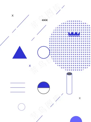 简约创意视觉几何图形背景素材