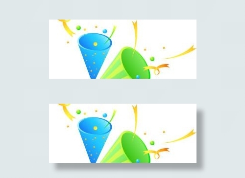 圣诞系列饰品之节日喇叭矢量图13