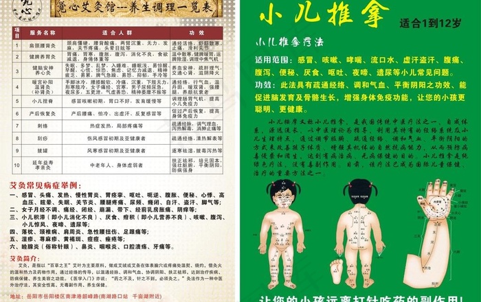 艾灸宣传单图片cdr矢量模版下载