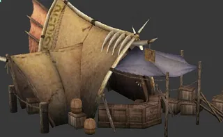 一个游戏模型的帐篷