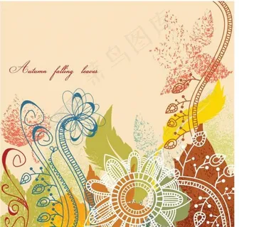 传统花纹背景图片