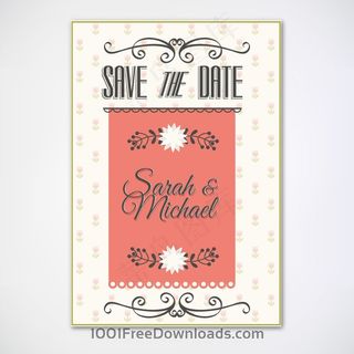 婚礼插画矢量图