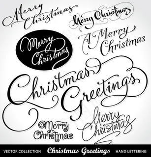 手写英文01矢量素材