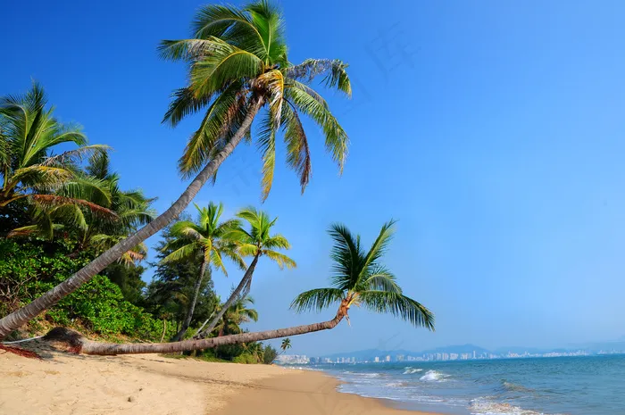 海南海边沙滩风景图片