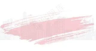 手绘城市印刷元素