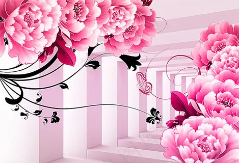 3D电视背景墙图片 3D电视背景墙图片