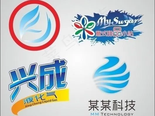各式企业logo图片cdr矢量模版下载